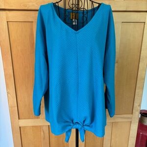 Ruby Rd. Woman Blue Women's Top size 1X